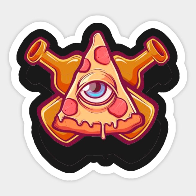 PizzaBeerrr Sticker by AndrewStefan750